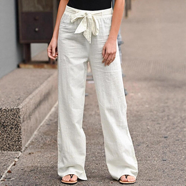 Damen Bequeme und elegante Leinenhose Echo Archiv