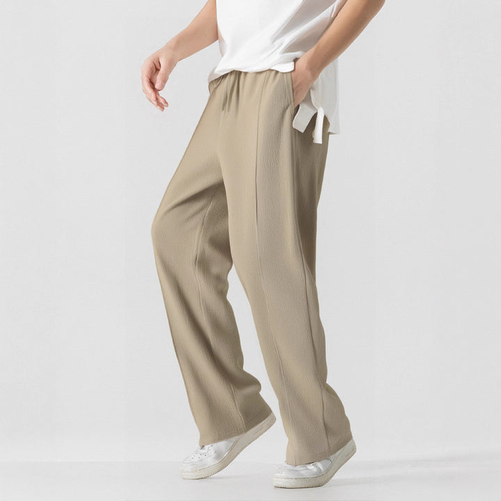 Herren Elegante, weite Freizeithose aus atmungsaktivem Gewebe Echoarchiv