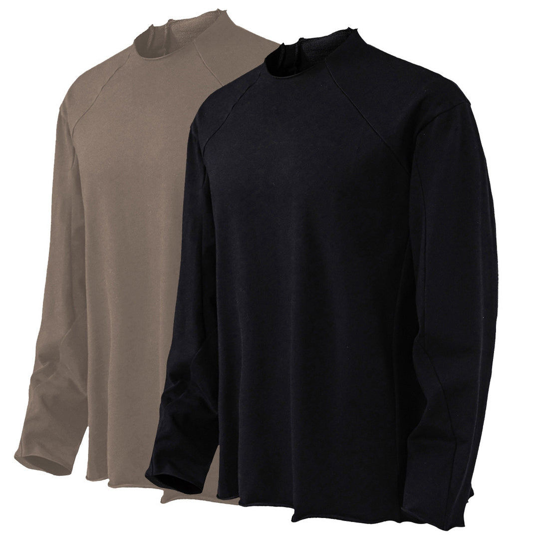 Herren lässiges Langarmshirt mit modernem Schnitt und atmungsaktiver Baumwollqualität Echoarchiv