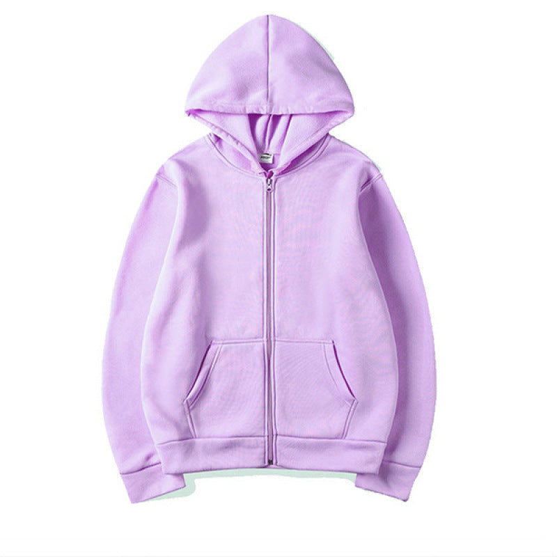 Damen Sportlicher Kapuzenpullover mit durchgehendem Reißverschluss und Tasche Echoarchiv