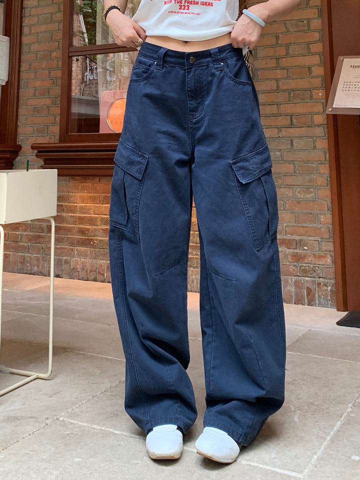 Damen Weite Cargo-Hose Echoarchiv