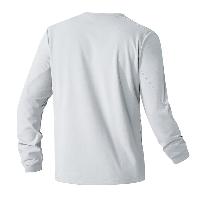 Unisex Oversize Langarm‑Sweatshirt mit Brustreißverschlusstasche und Rundhalsausschnitt Echoarchiv