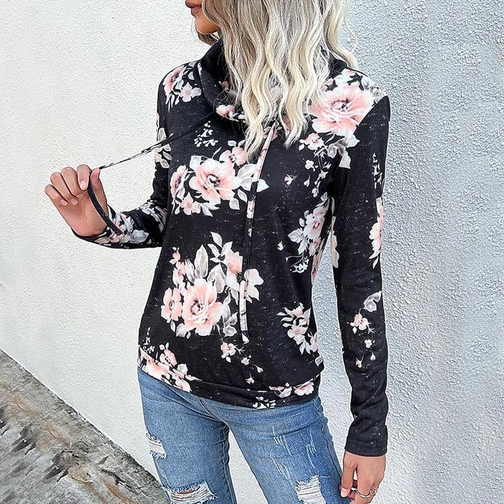 Damen Floral Motiv Hoodie Echo Archiv