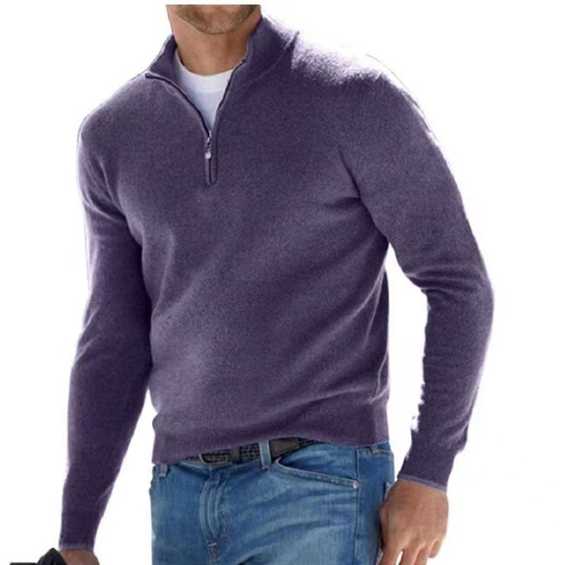 Damen nan leichter Sweatshirtpullover mit halbem Reißverschluss Echo Archiv
