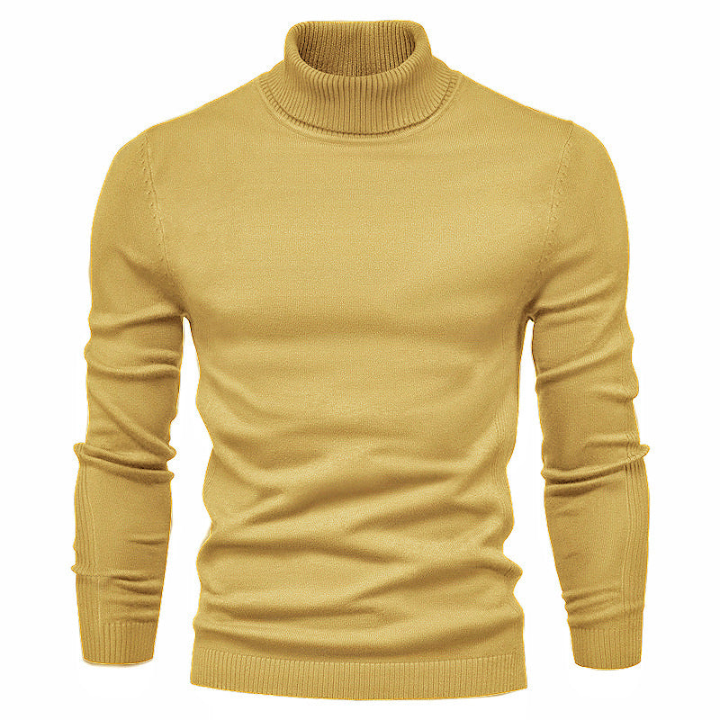 Herren Grober Rollkragenpullover aus wärmendem Material mit strukturierter Oberfläche Echoarchiv