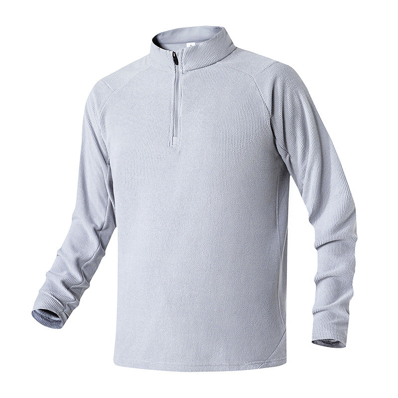 Herren Atmungsaktives Thermo‑Waffelshirt mit Halbzip und Raglanärmeln Echo Archiv