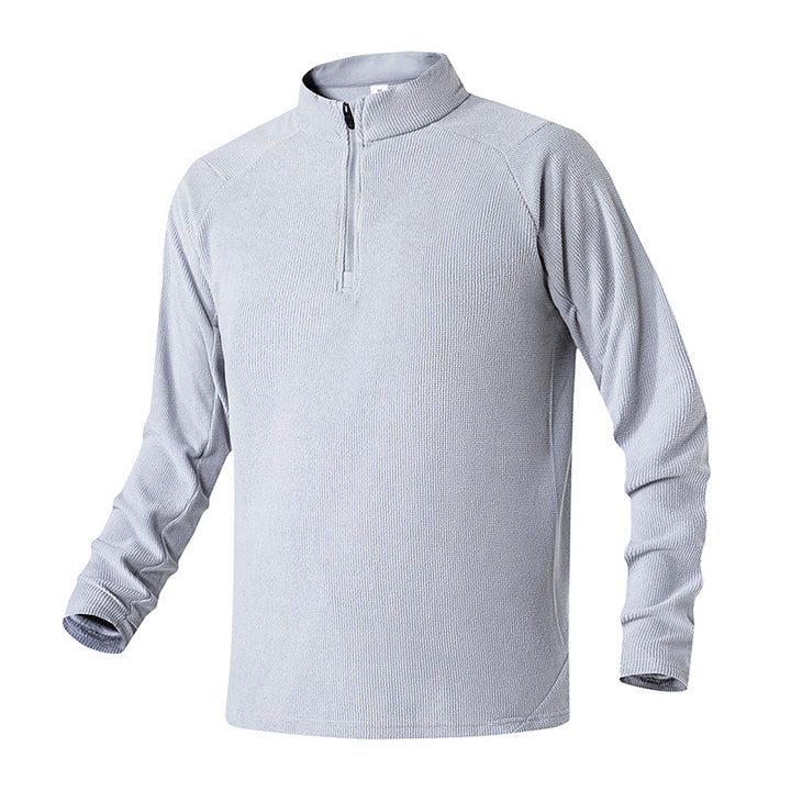 Herren Atmungsaktives Thermo‑Waffelshirt mit Halbzip und Raglanärmeln Echo Archiv