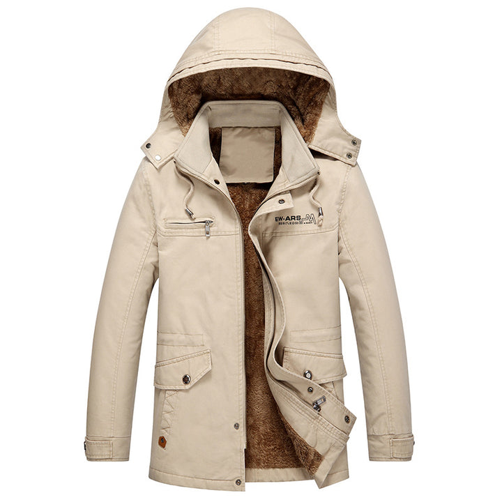 Herren modische Outdoor-Jacke mit warmem Futter Echoarchiv