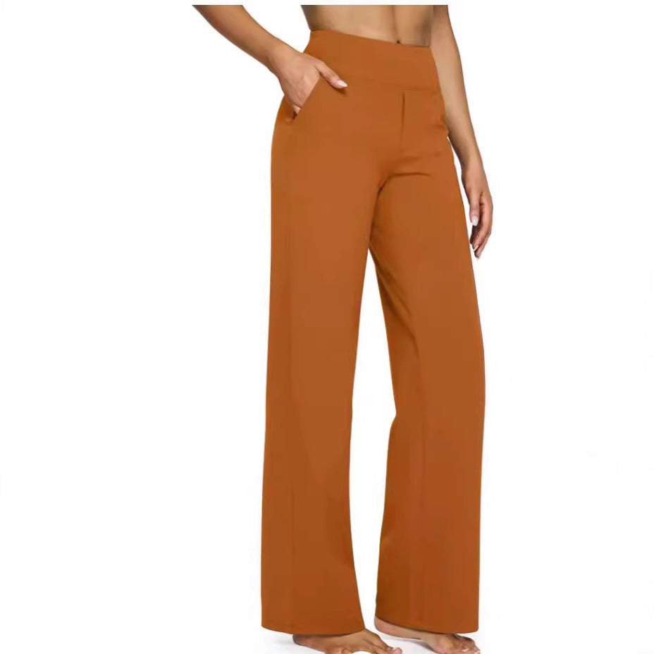 Damen Weitgeschnittene Lounge-Hose mit elastischem Bund Echoarchiv