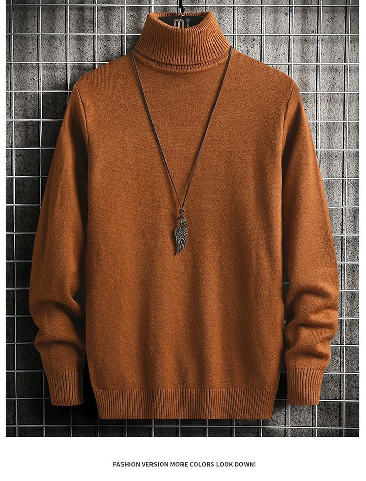 Herren bequemer Rollkragenpullover Echoarchiv
