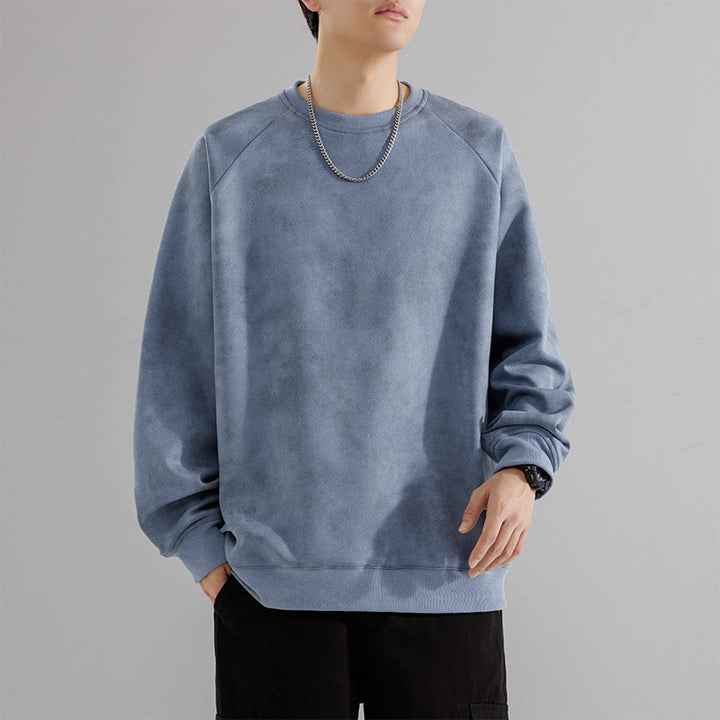 Herren lässiger Sweatshirt mit Raglanärmeln Echoarchiv