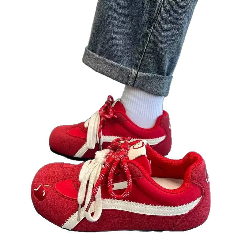 Damen Sportliche Sneakers mit innovativer Schnürung und farbenfrohem Design Echo Archiv