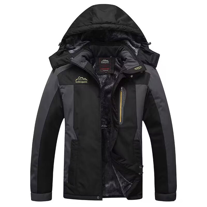 Herren Technische Winter-Outdoorjacke mit Fleece-Innenfutter und Kapuze Echoarchiv