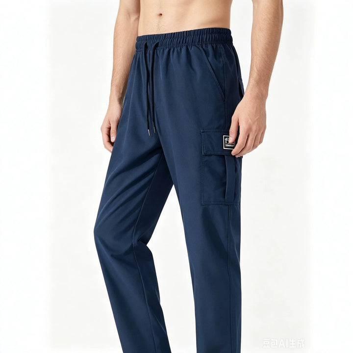Herren Cargo-Hose mit elastischem Bund und praktischen Taschen Echo Archiv