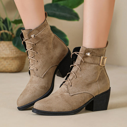Damen Chic Schnür-Stiefeletten Echo Archiv