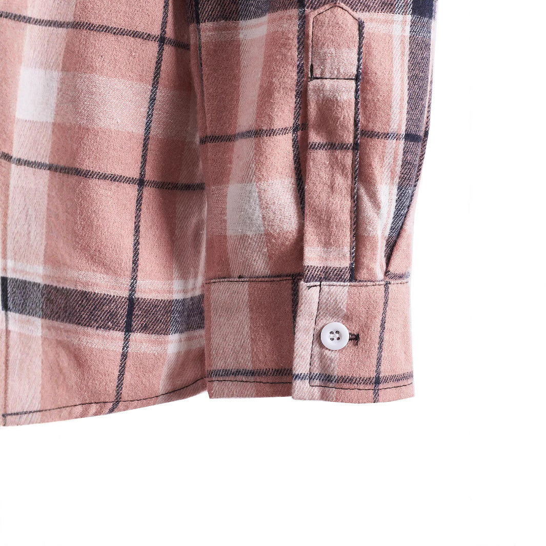 Herren Overshirt mit Kapuze im modernen Karo-Design Echoarchiv