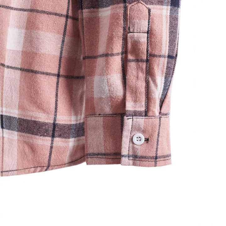 Herren Overshirt mit Kapuze im modernen Karo-Design Echoarchiv