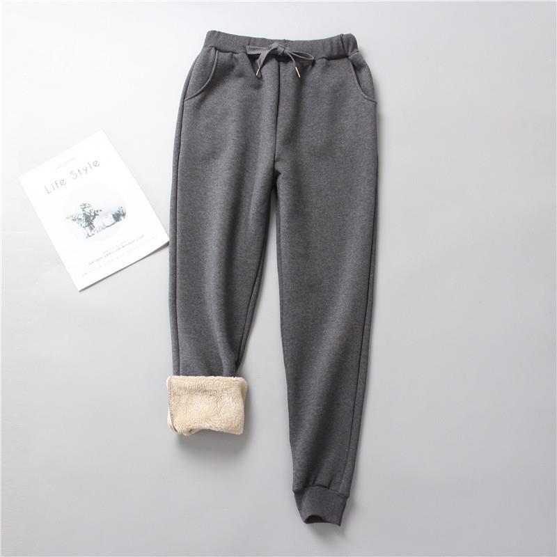 Damen nan gefütterte Therm-Jogginghose mit Kordelzug, seitlichen Eingrifftaschen und schmalem Bein Echo Archiv