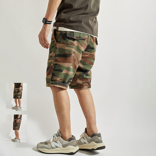 Herren Cargo-Shorts mit funktionalen Taschen und strapazierfähigem Material Echoarchiv