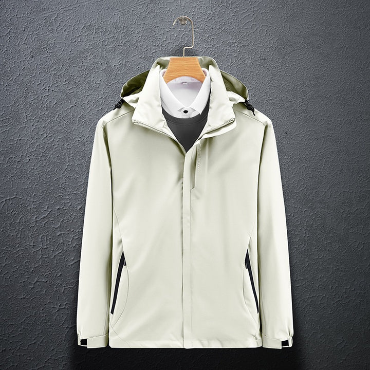 Herren Funktionale Wind- und Wetterjacke Echo Archiv