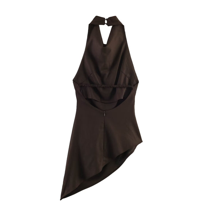 Damen asymmetrisches Kleid mit hochwertigem Material Echo Archiv