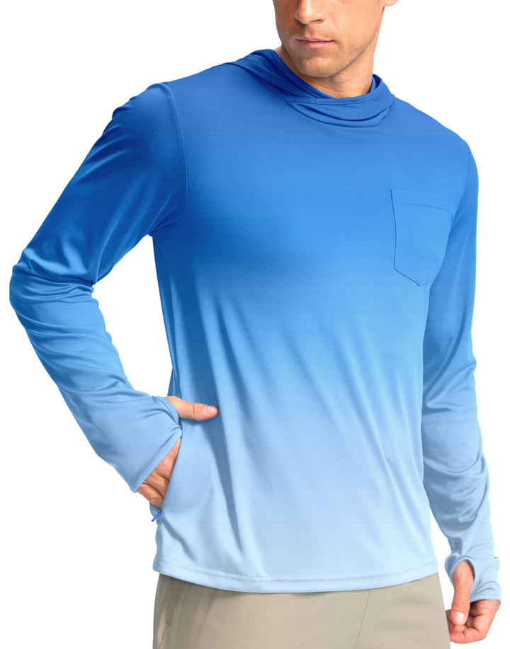 Herren Funktionsshirt mit Kapuze und Taschen