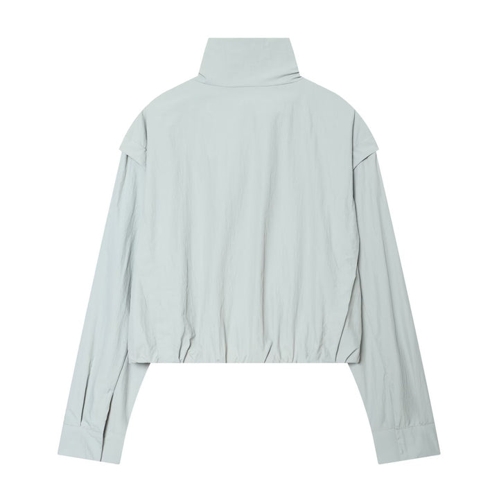 Damen Cropped-Übergangsjacke mit hohem Stehkragen und verdecktem Reißverschluss Echo Archiv