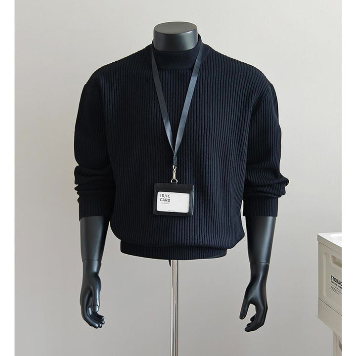 Herrenmode Grobstrickrollkragenpullover Echo Archive