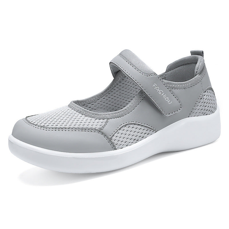Damen Modische Sneaker mit Klettverschluss Echo Archiv