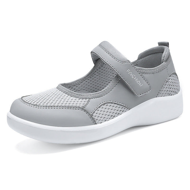 Damen Modische Sneaker mit Klettverschluss Echo Archiv