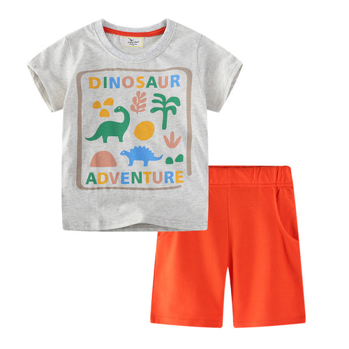 Kinder Kurzarm T-Shirt und Shorts Set Echo Archiv