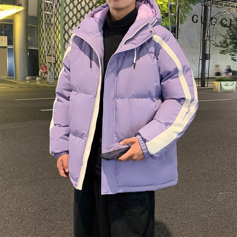 Herren funktionale Winterjacke mit Kapuze und gestepptem Futter Echoarchiv