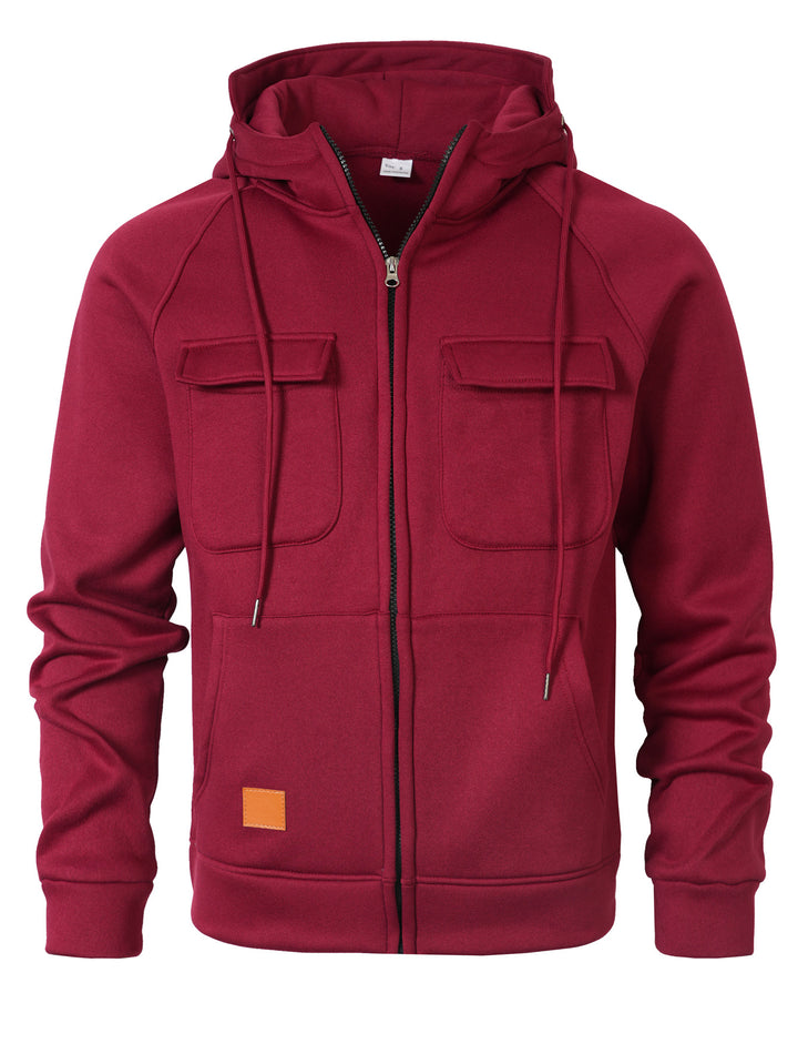 Herren Kapuzenjacke mit praktischen Taschen und modischem Design Echoarchiv