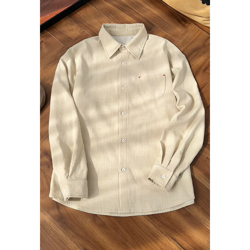 Herren Elegante und Legere Langarmhemd Echo Archive
