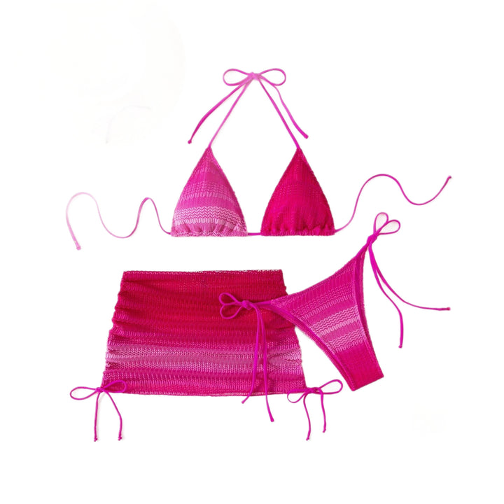 Damen Triangel-Bikini mit kombinierbarem Wickelrock Echo Archiv