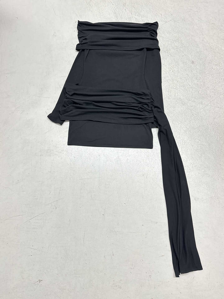 Damen Lounge-Top mit raffinierten Rüschendetails und elastischem Saum Echo Archiv