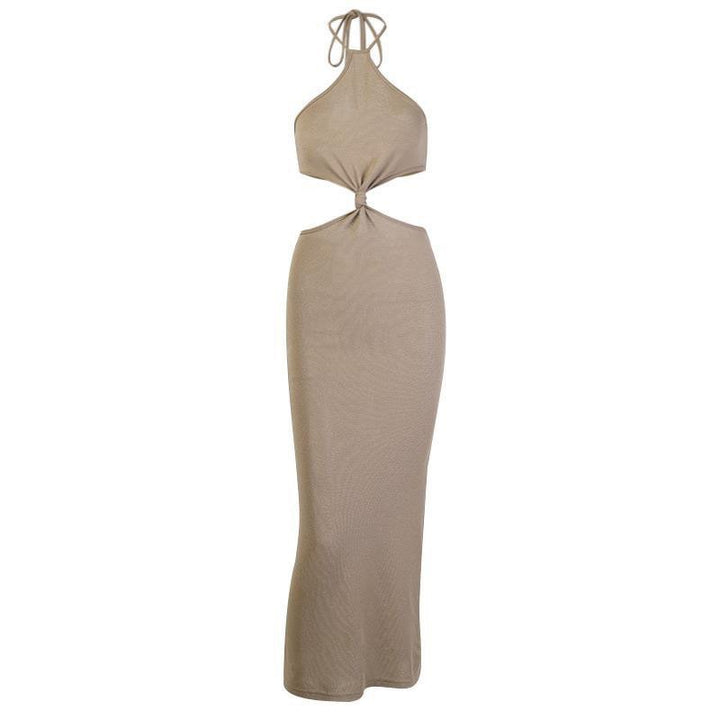 Damen Sexy Maxikleid mit Cut-Outs und stylischem Knoten Echo Archiv