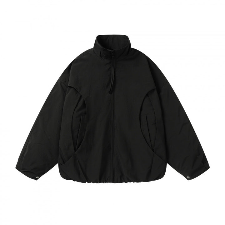Unisex Leichter technischer Blouson mit Stehkragen, durchgehendem Reißverschluss und Tunnelzugsaum Echo Archiv