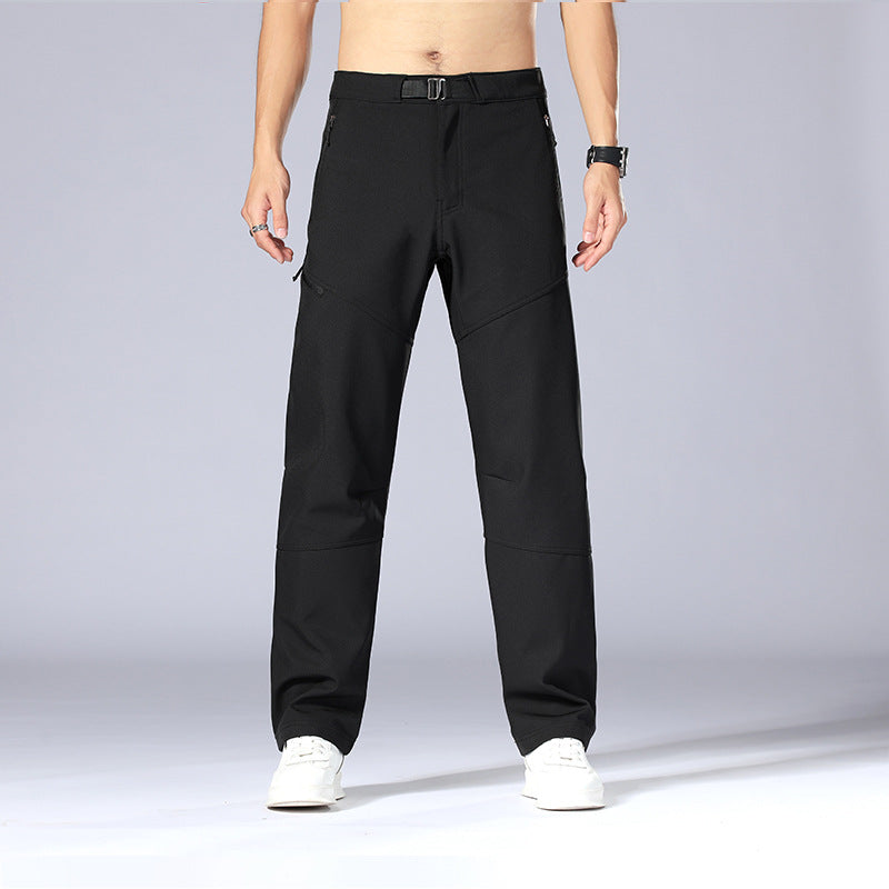 Herren Multifunktionale Outdoor-Hose mit verstellbarem Bund und Reißverschlusstaschen Echoarchiv