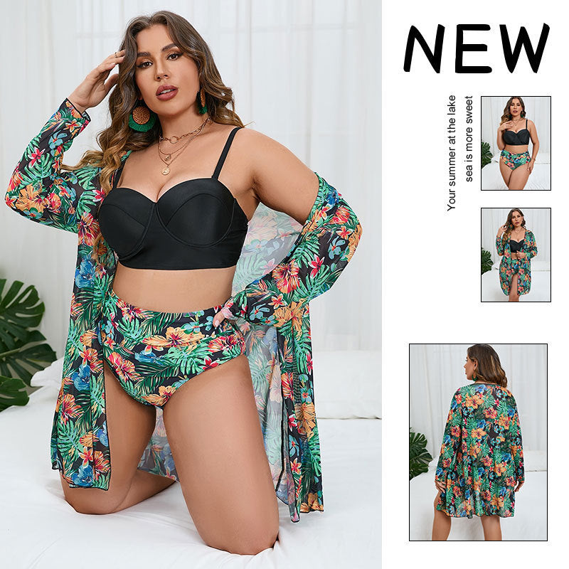Damen Bikiniset mit floralem Overlayer Echo Archiv