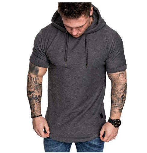 Herren Kapuzen-T-Shirt mit modernem Schnitt und lässigem Design Echoarchiv
