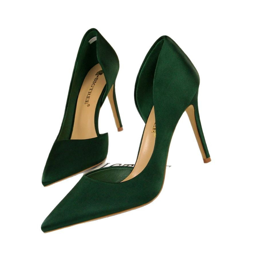 Damen Elegante Stiletto-Pumps mit offenem Absatz und spitzem Design – Lioré