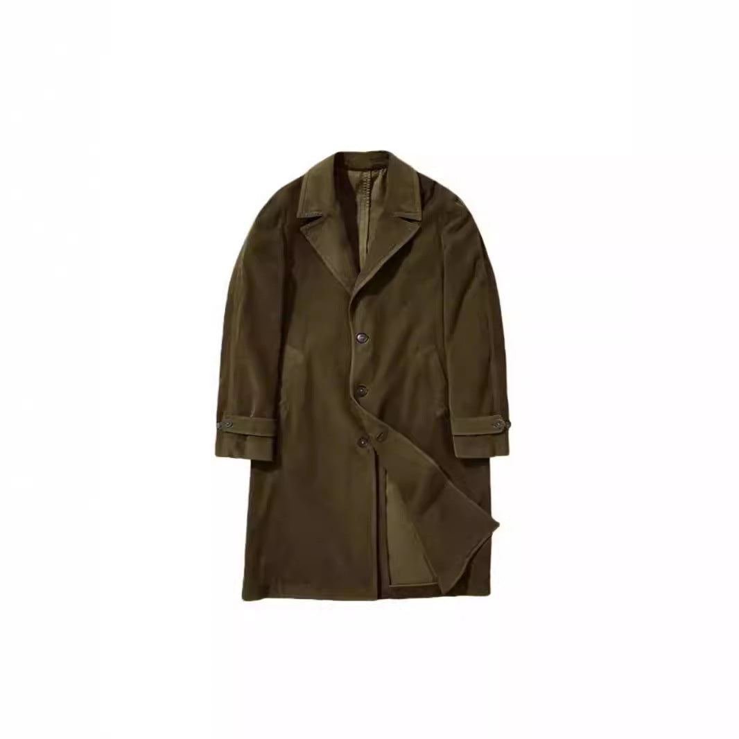 Herren eleganter und stilvoller Wollmantel Echoarchiv