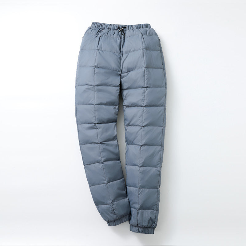 Herren Gepolsterte Thermohose mit Karosteppung und elastischem Saum Echoarchiv