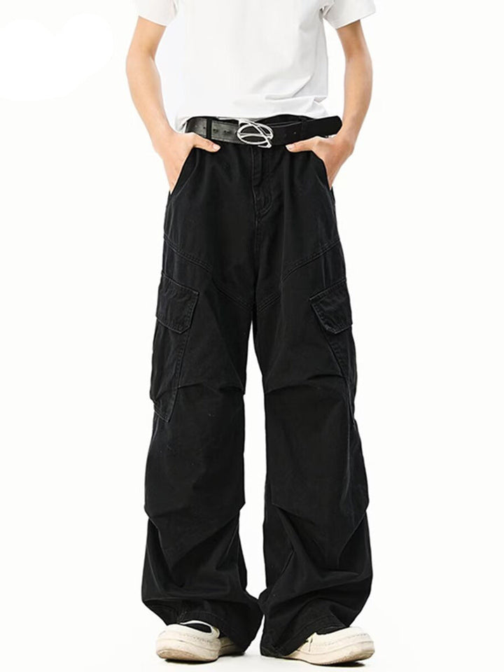 Herren Cord Cargo Hose Taschen