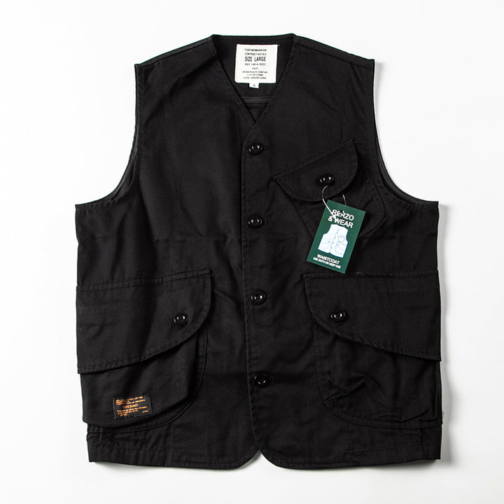 Herren Utility‑Weste mit mehreren Pattentaschen aus robustem Canvas Echoarchiv