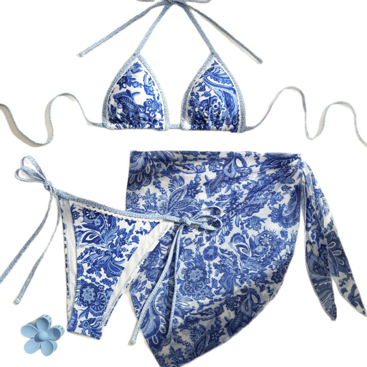 Damen Triangel-Bikini mit floralem Design Echo Archiv