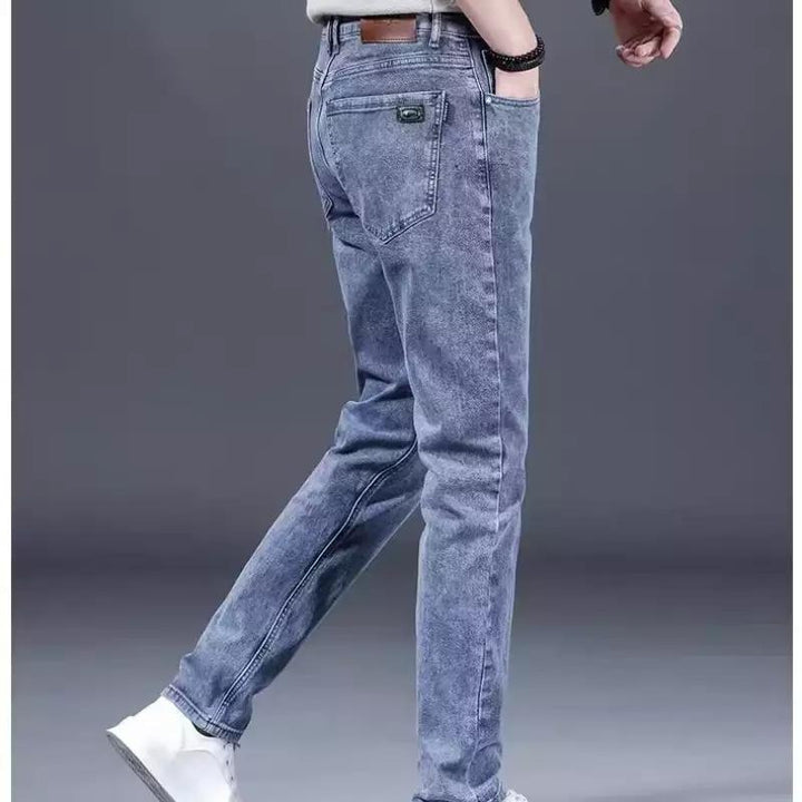 Herren modische Slim-Fit Jeans aus weichem Denim Echoarchiv