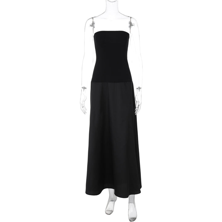 Damen Elegantes langes Maxikleid mit trägerlosem Design Echo Archiv