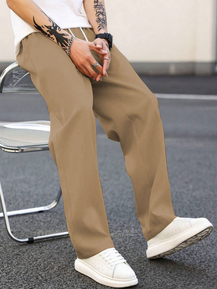 Herren modische Freizeithose mit weiter Passform und elastischem Bund Echoarchiv